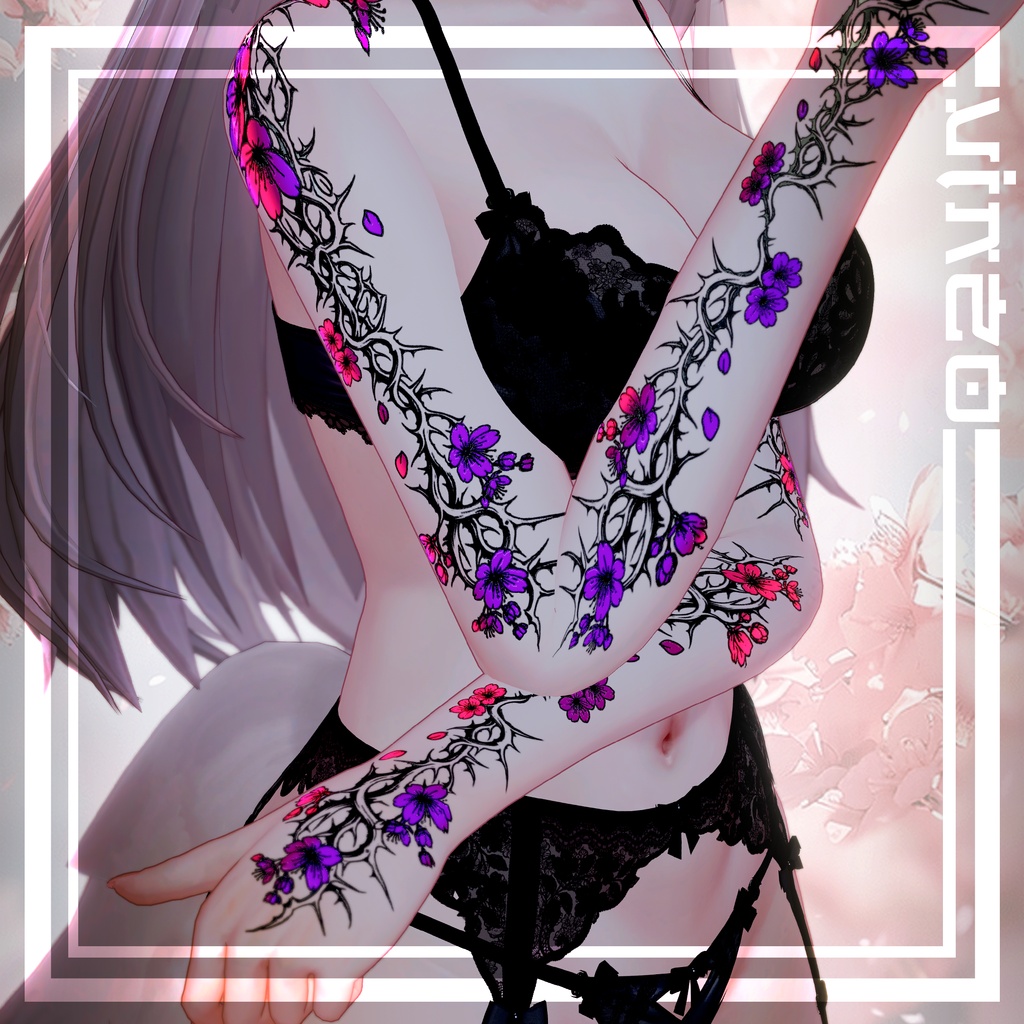 🌸桜 Sakura Arms - 23 Avatars🌸 4k Textures 入れ墨 *テクスチャ* /HD