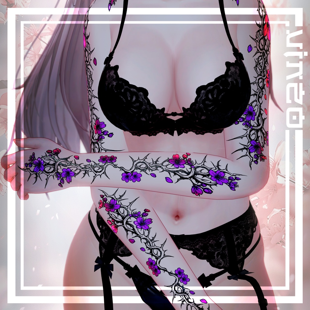 🌸桜 Sakura Arms - 23 Avatars🌸 4k Textures 入れ墨 *テクスチャ* /HD