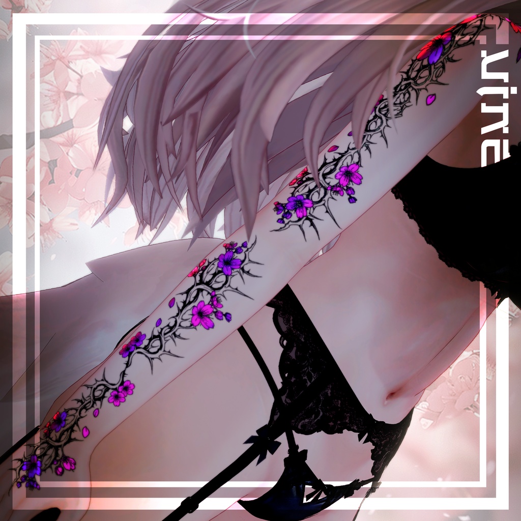 🌸桜 Sakura Arms - 23 Avatars🌸 4k Textures 入れ墨 *テクスチャ* /HD