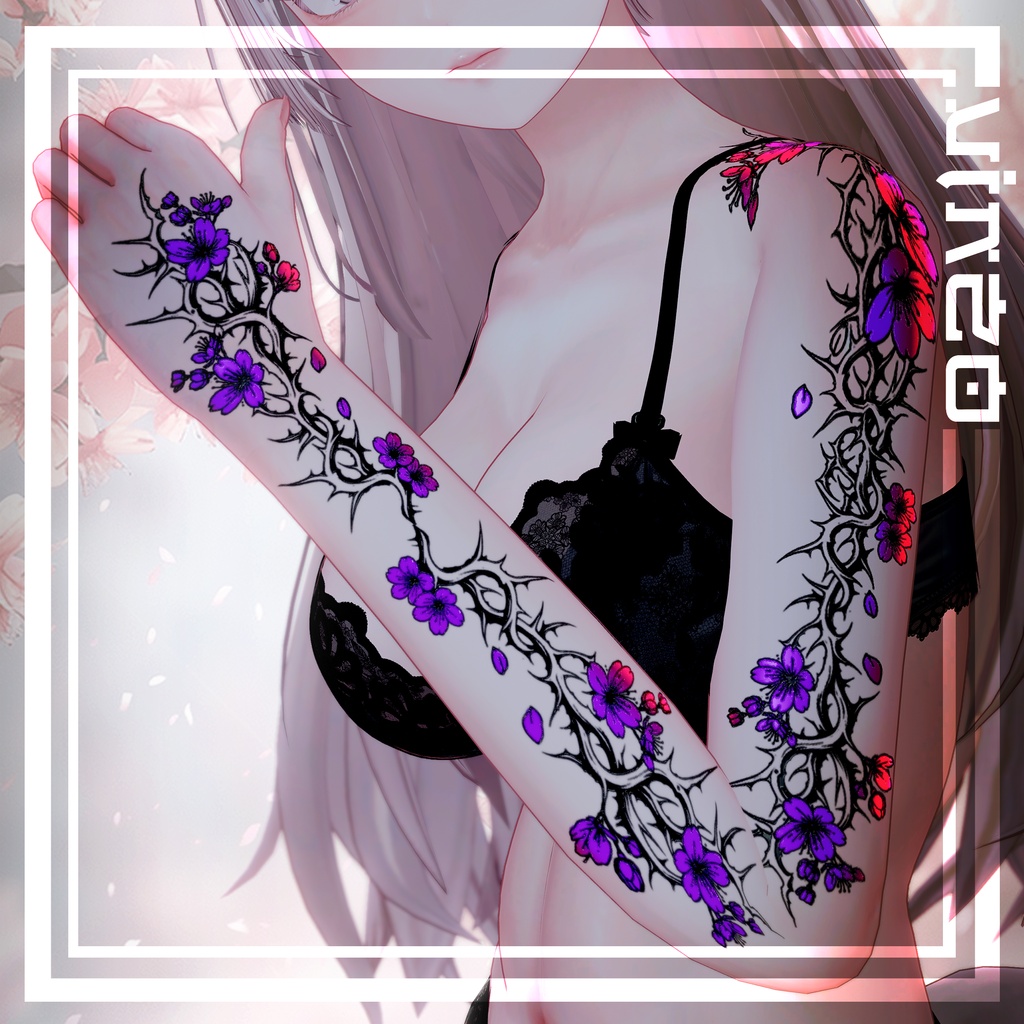 🌸桜 Sakura Arms - 23 Avatars🌸 4k Textures 入れ墨 *テクスチャ* /HD