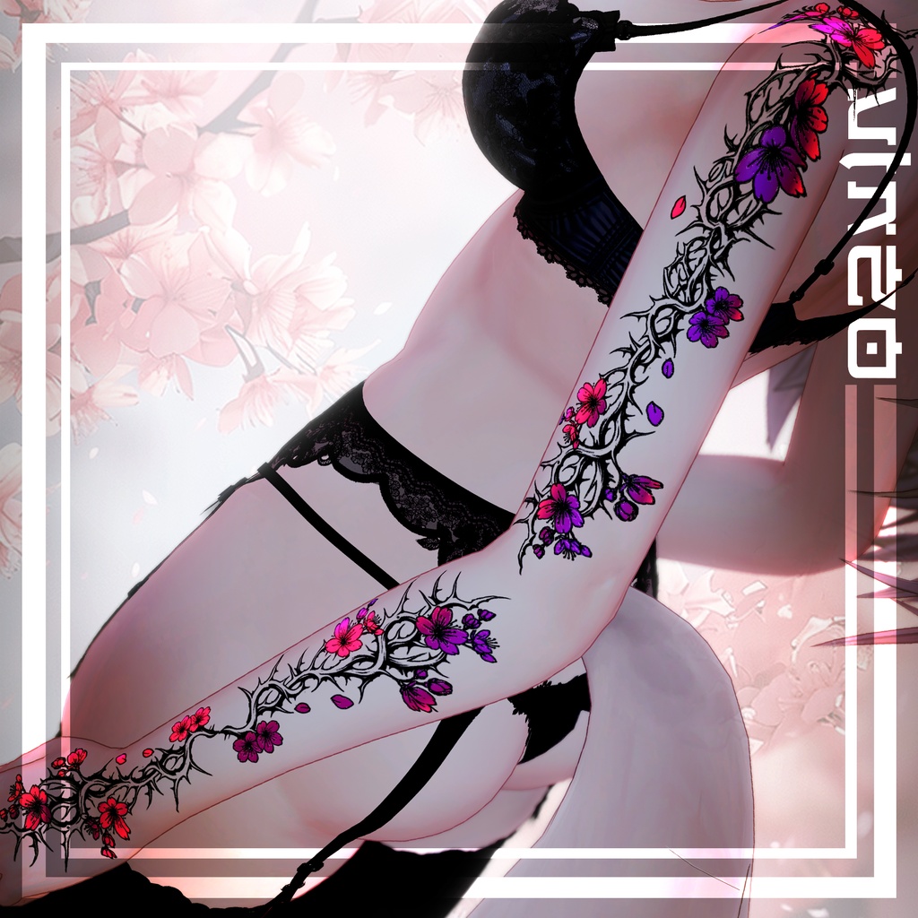 🌸桜 Sakura Arms - 23 Avatars🌸 4k Textures 入れ墨 *テクスチャ* /HD