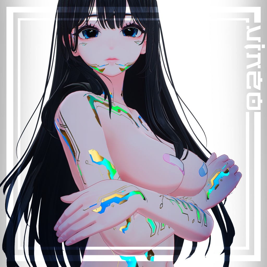Cyberpunk Misaki テクスチャ 金「海咲」HD