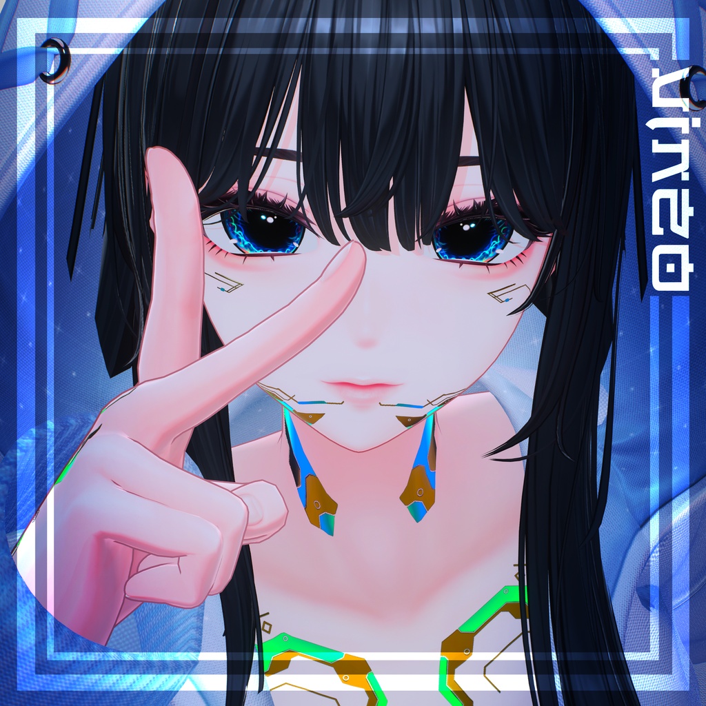 Cyberpunk Misaki テクスチャ 金「海咲」HD