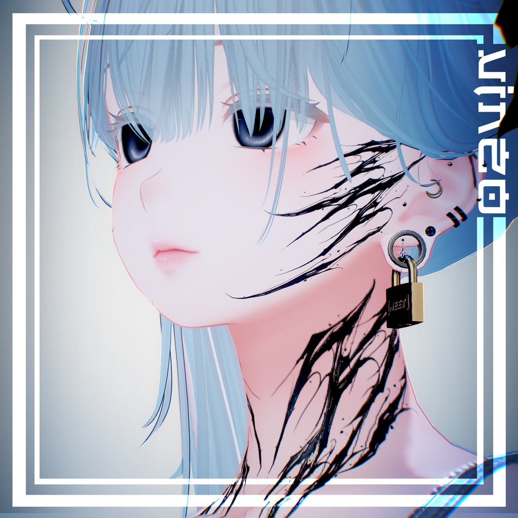 【Face Tattoos Vol.2】 | 26 Avatars | 入れ墨 | HD Textures