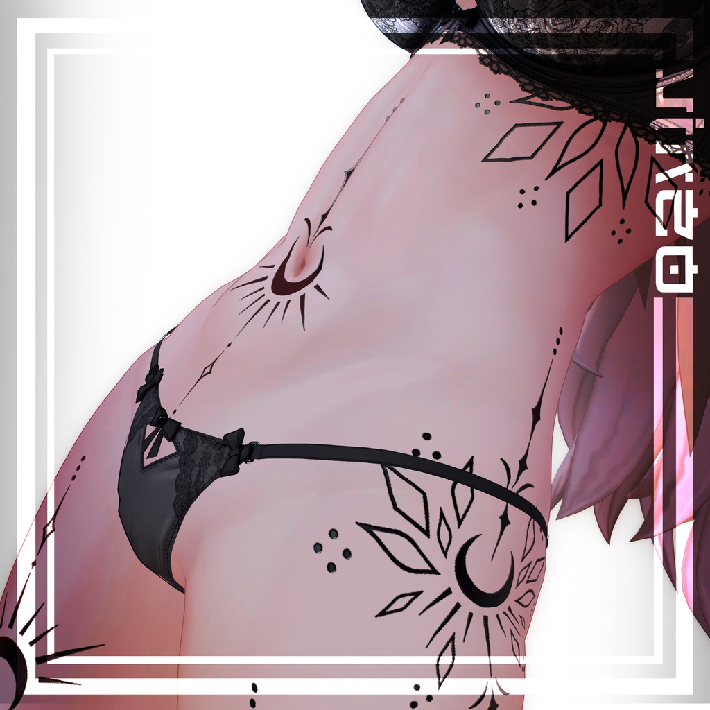 【Astro Tattoos】 25 Avatars - 4k Textures 入れ墨 *テクスチャ* /HD