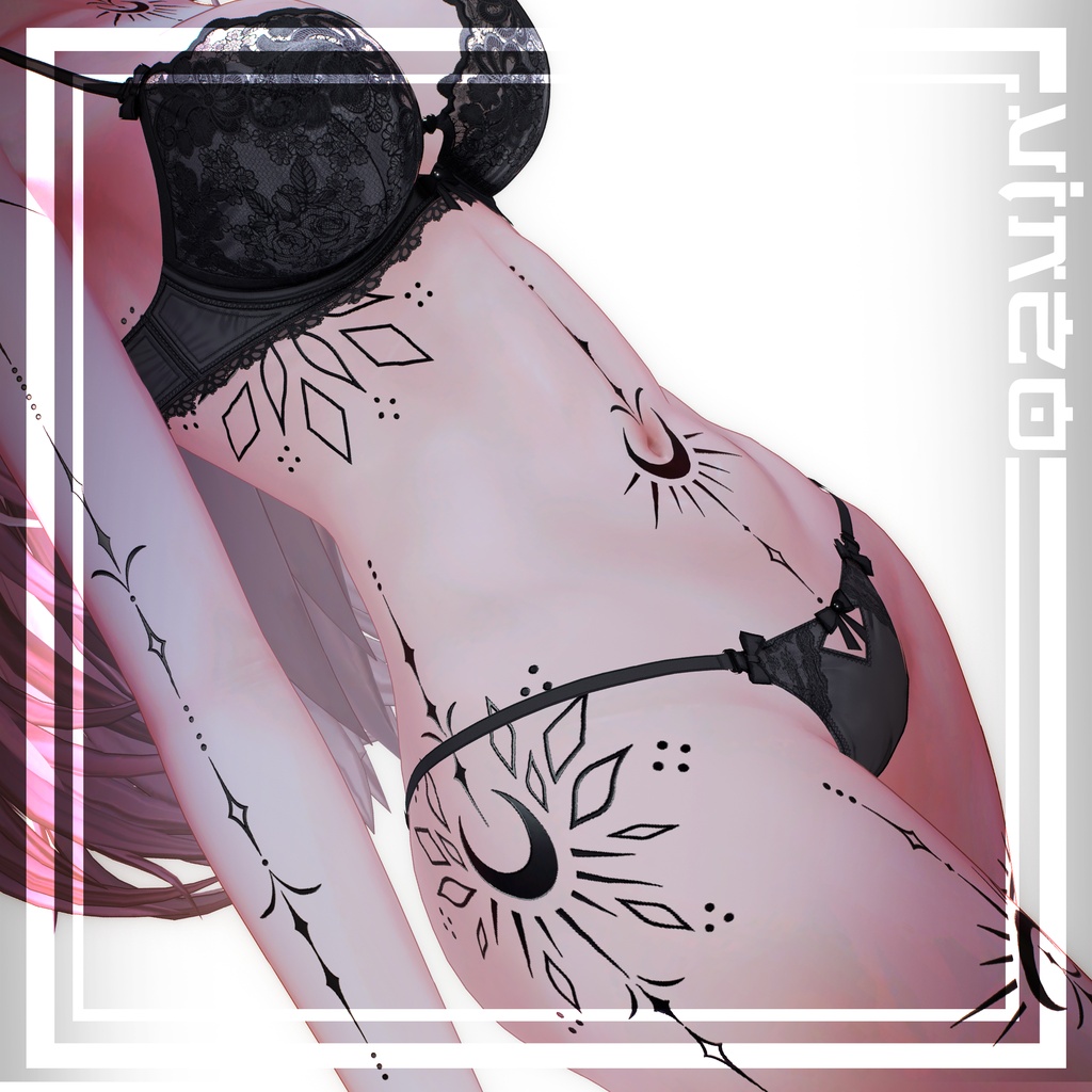 【Astro Tattoos】 25 Avatars - 4k Textures 入れ墨 *テクスチャ* /HD