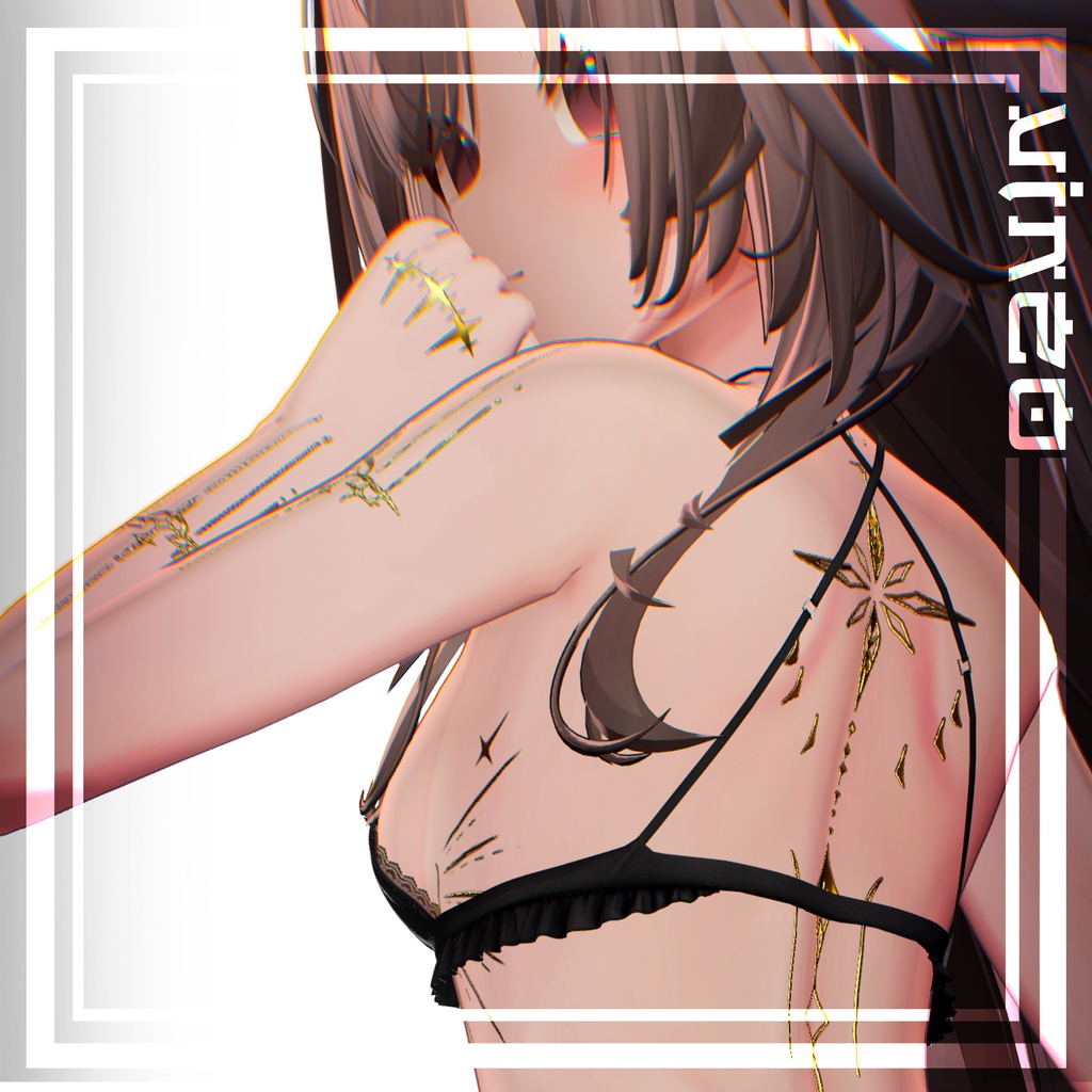 𓆩♡Venus Tattoos Kaguya Rurune & Mizuki ♡𓆪 入れ墨 *テクスチャ/4k HD