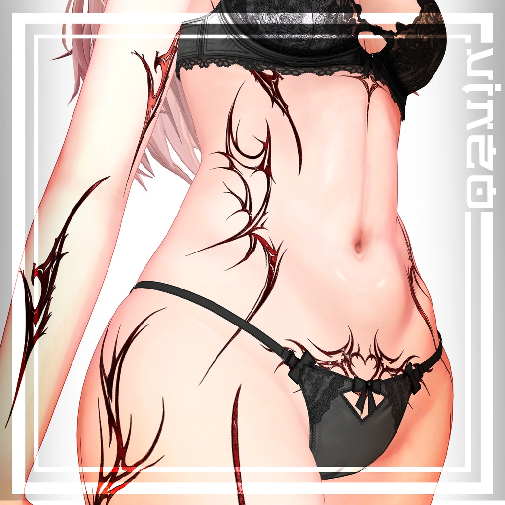 𓆩❤︎𓆪Succubus Scars Tattoos𓆩❤︎𓆪 25 Avatars - 4k Textures 入れ墨 *テクスチャ* /HD