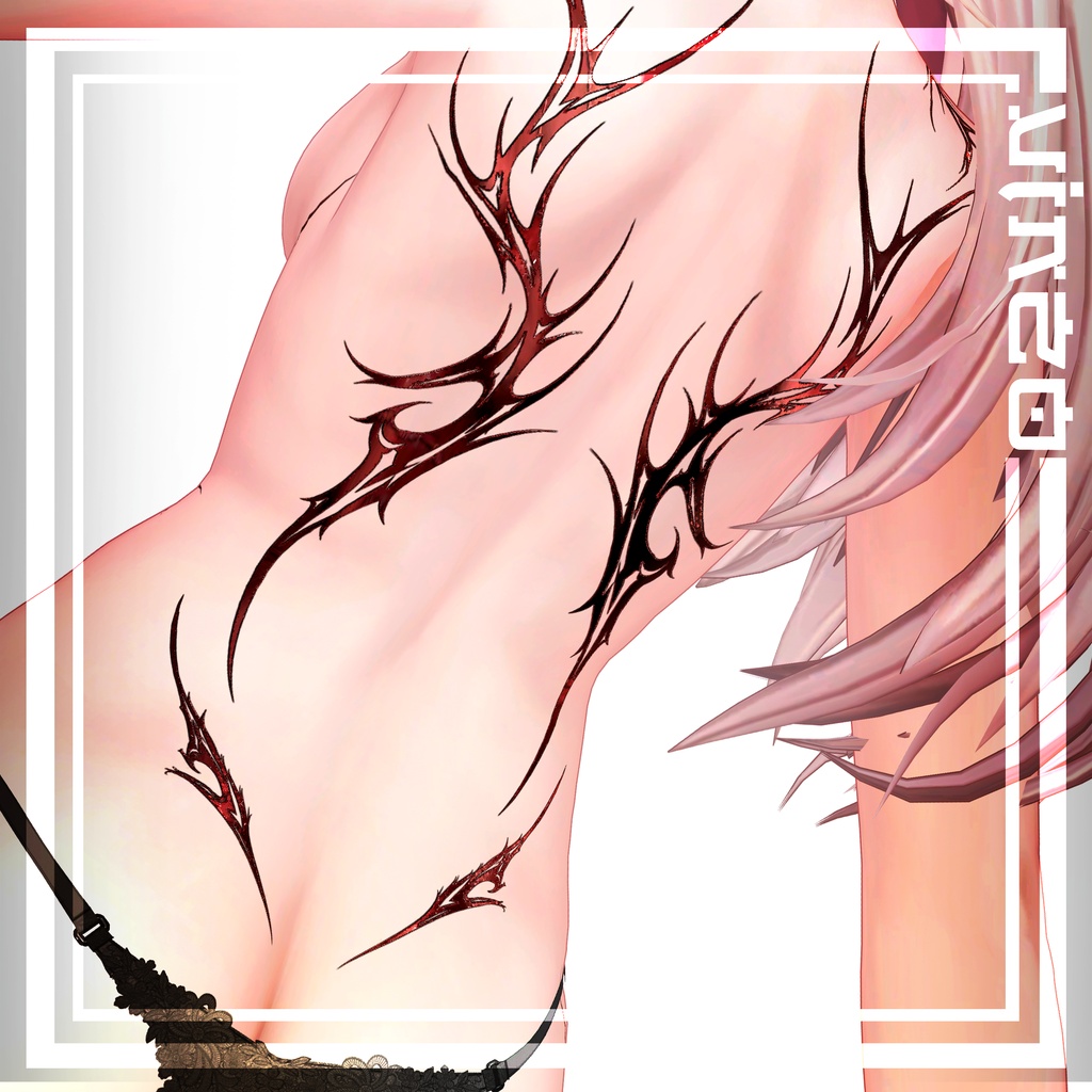 𓆩❤︎𓆪Succubus Scars Tattoos𓆩❤︎𓆪 25 Avatars - 4k Textures 入れ墨 *テクスチャ* /HD