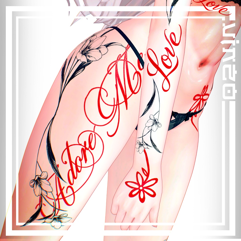 ✿ Soul Love Tattoos ✿ 27 Avatars - 4k Textures 入れ墨 *テクスチャ* /HD