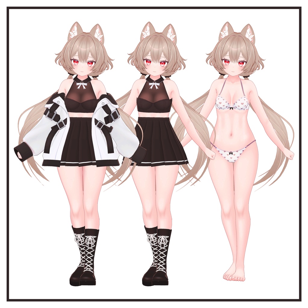 オリジナル3Dモデル「蜜」 Mitsu