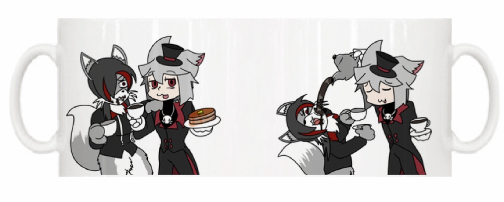 ボドダ・ゲムオ&コンちゃんマグカップ