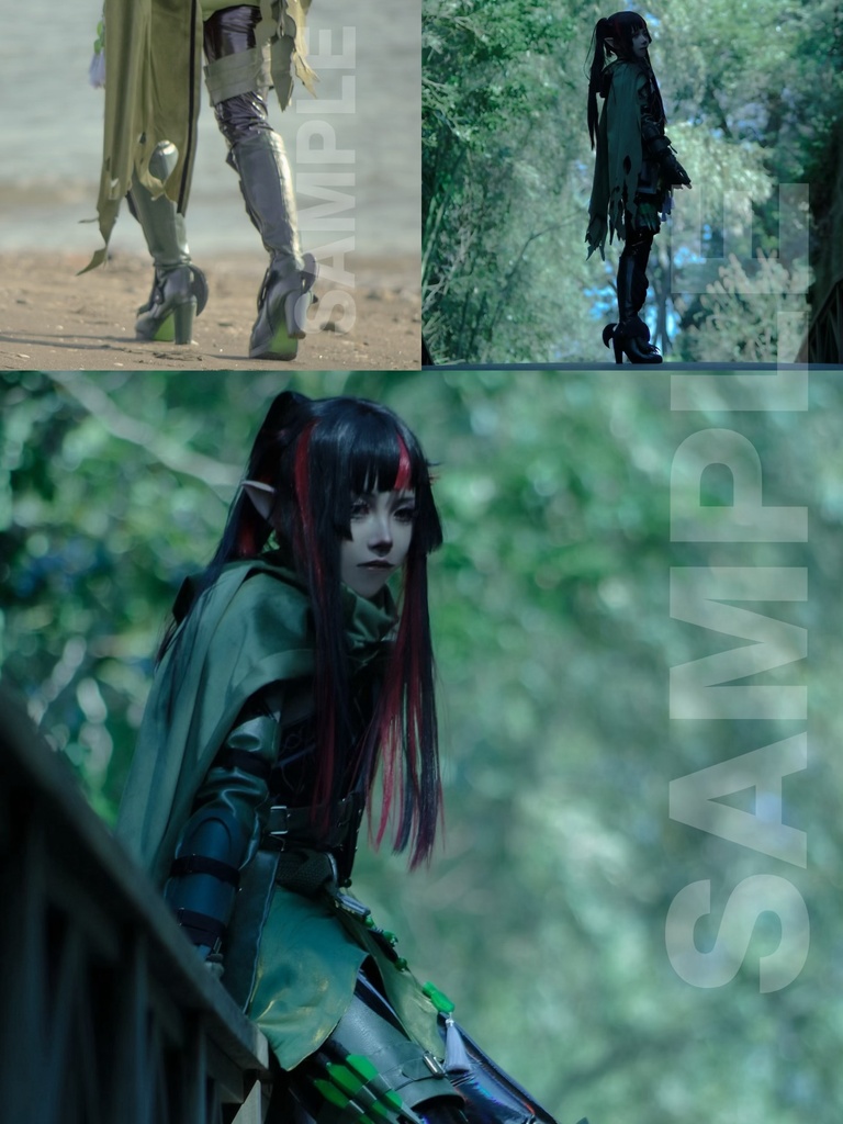 Serein Wind -右大将コスプレ写真集・ブロマイド・トレカのセット-
