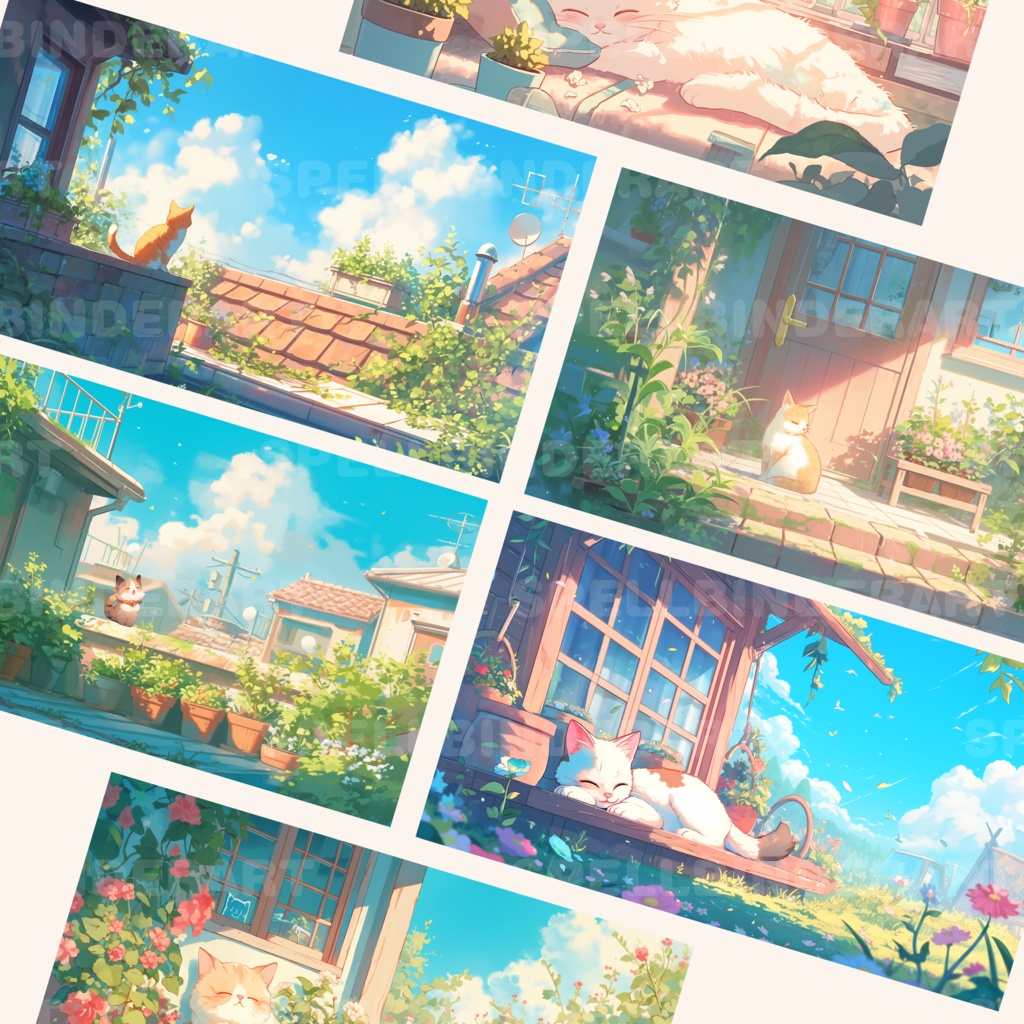 Chill cats wallpaper lofi plants wallpaper desktop japan wallpaper kawaii studio wallpaper cats and plants pastel wallpaper cozy wallpaper