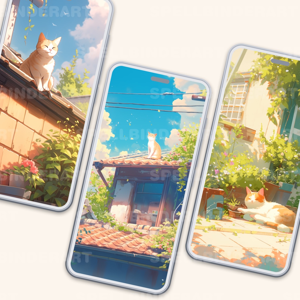 Chill cats wallpaper lofi plants wallpaper desktop japan wallpaper kawaii studio wallpaper cats and plants pastel wallpaper cozy wallpaper