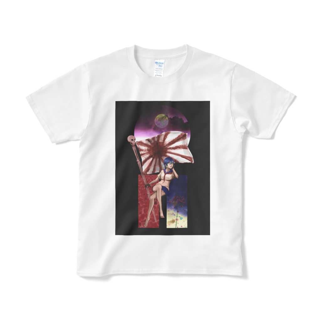 【創作】「夜」千草　Tシャツ