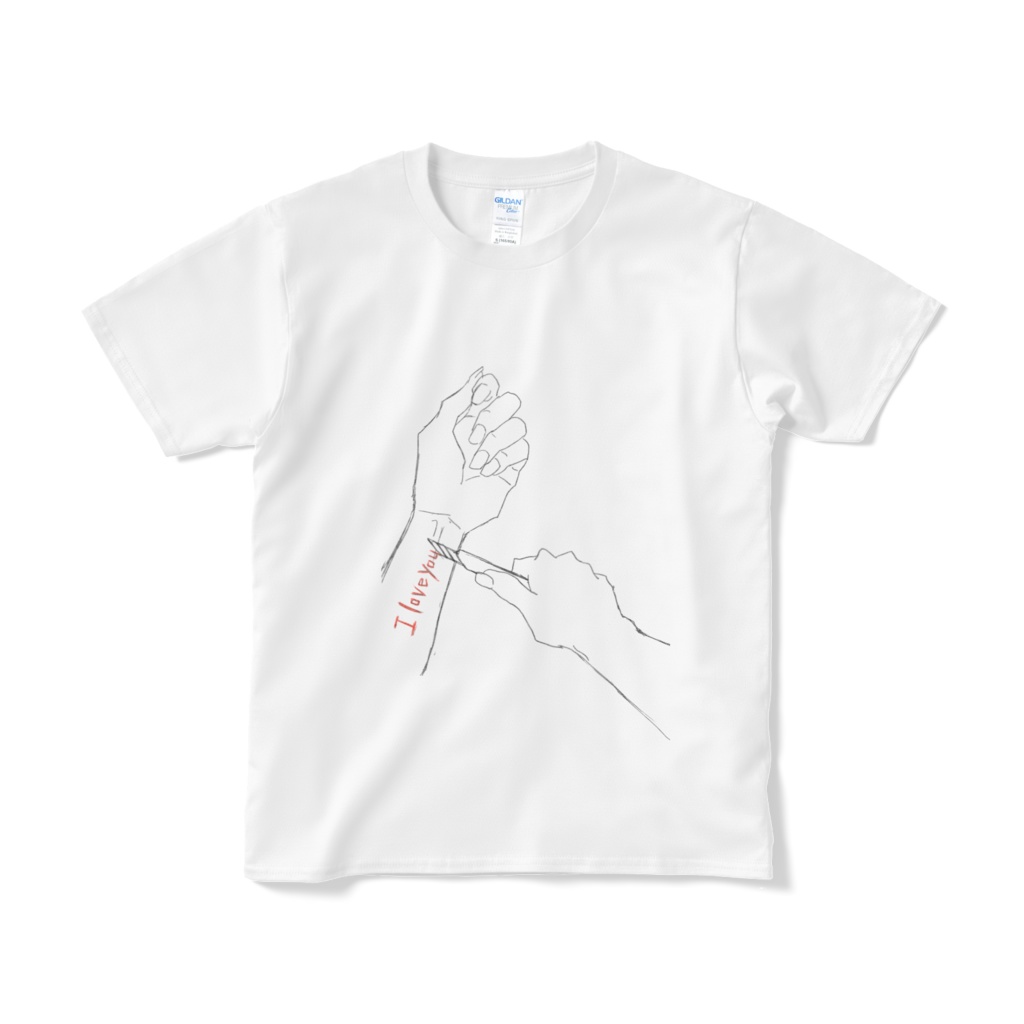 【創作】I love you. Tシャツ