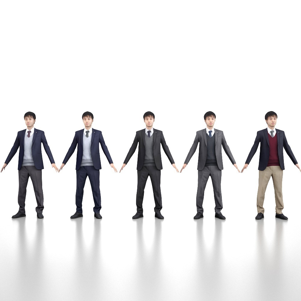 アニメーション付の3D人モデル 104_Sota