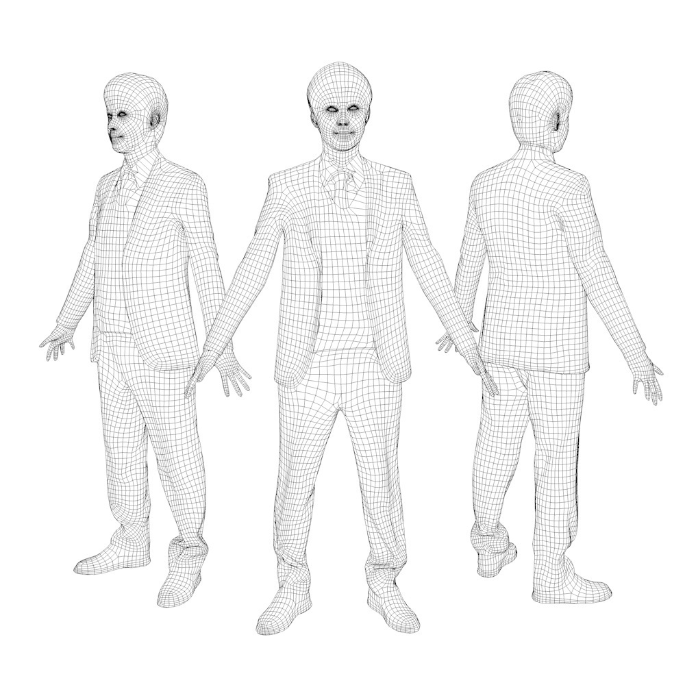 アニメーション付の3D人モデル 104_Sota