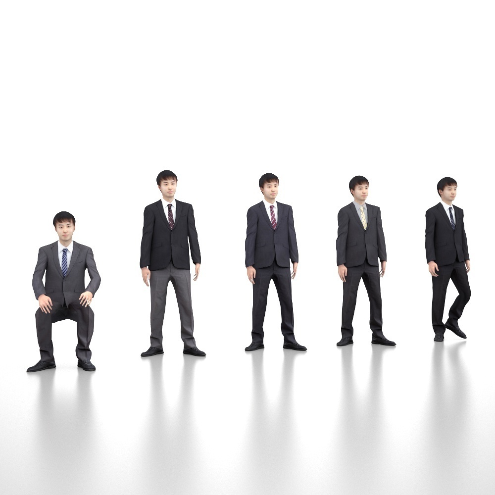 アニメーション付の3D人モデル 102_Sota