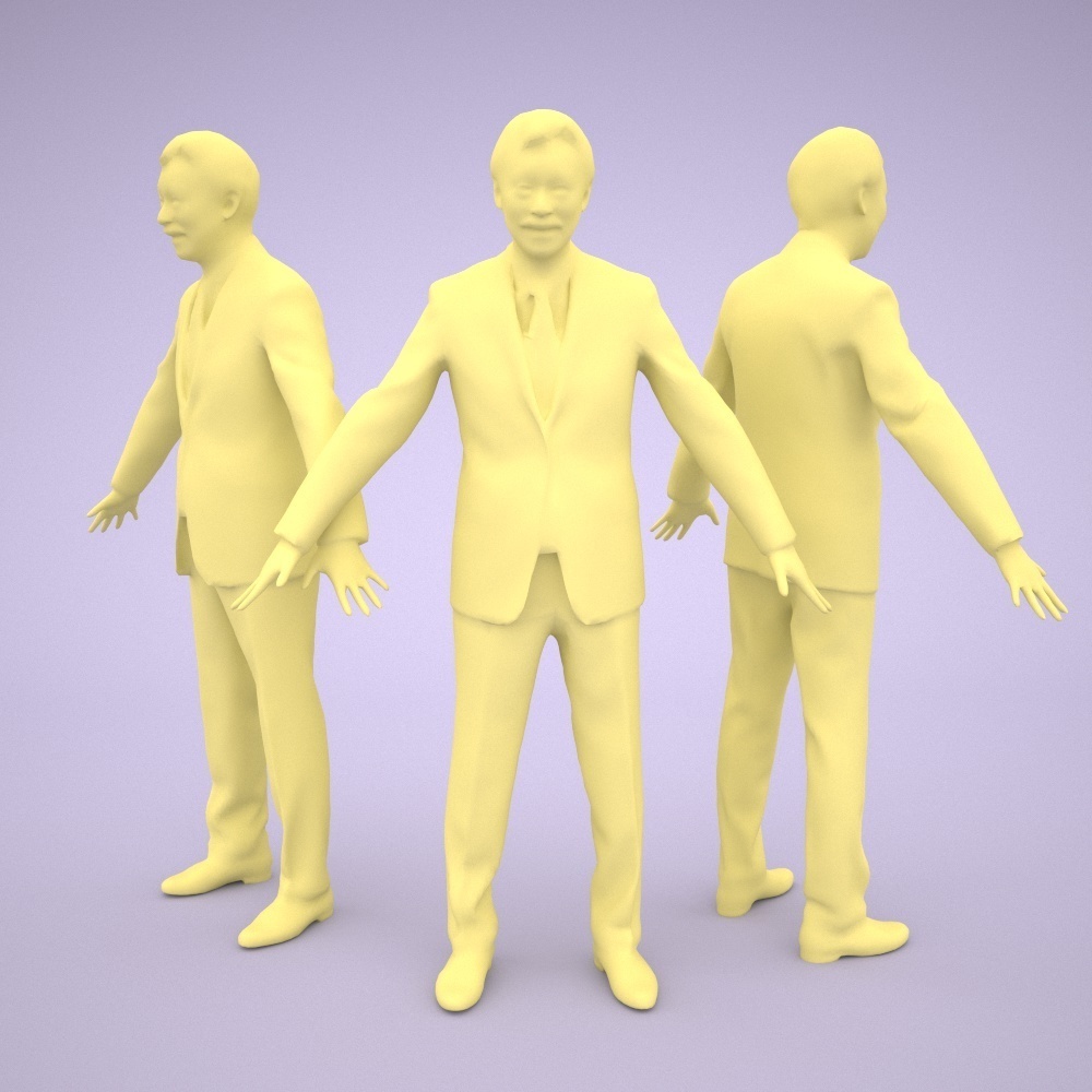 アニメーション付の3D人モデル 046_Ken