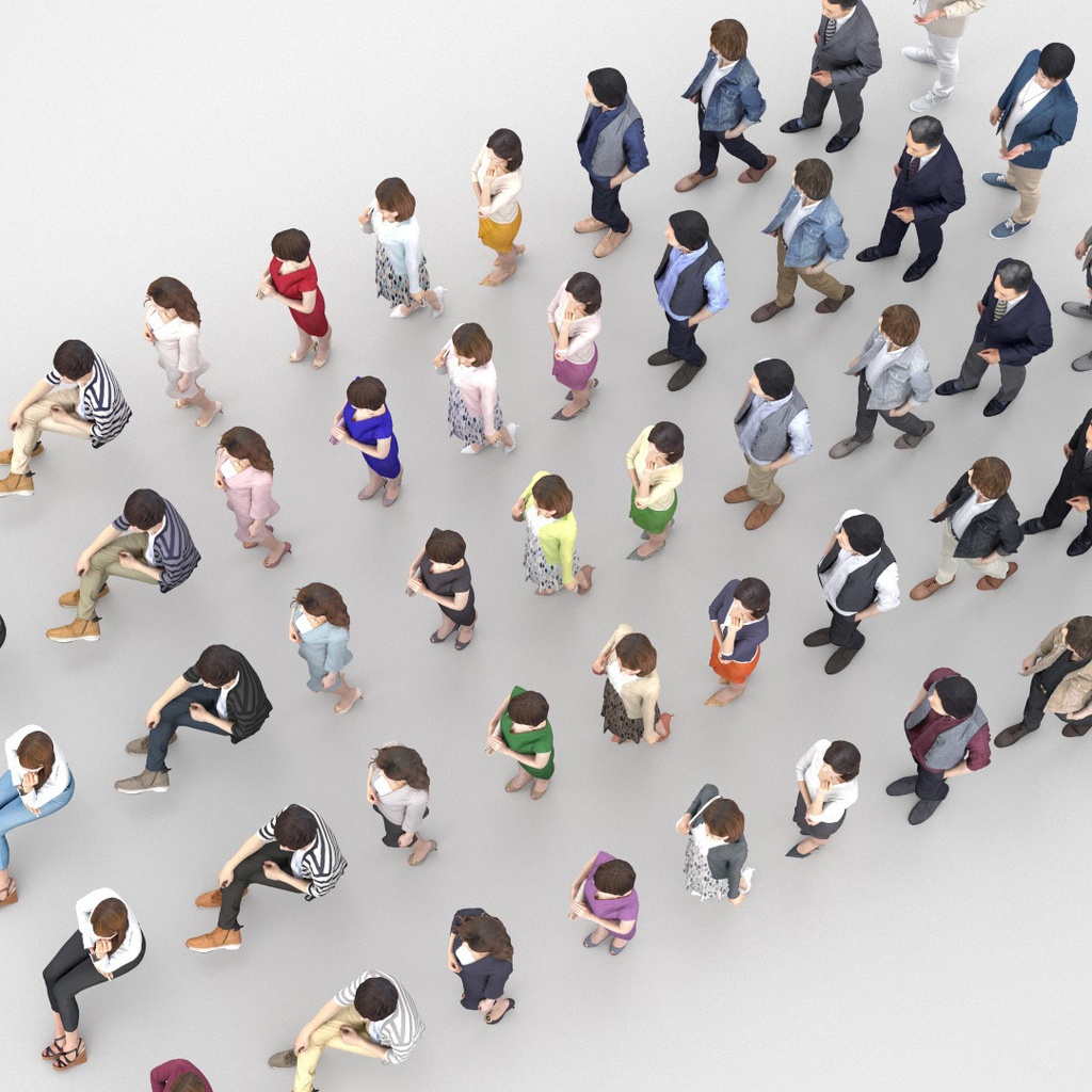 3D人物素材-ポーズド 10個セット 002_Posed-set