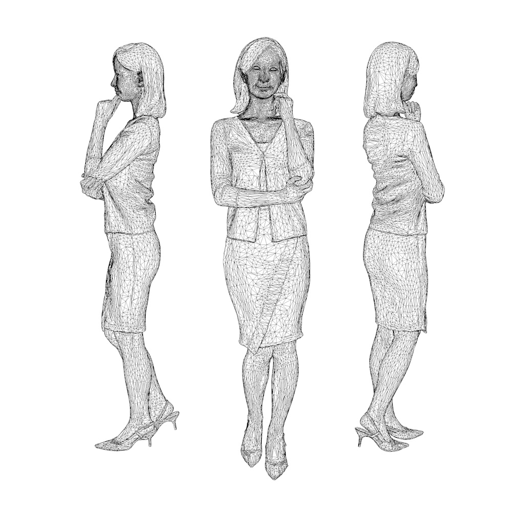 3D人物素材ポーズド 097_Aya