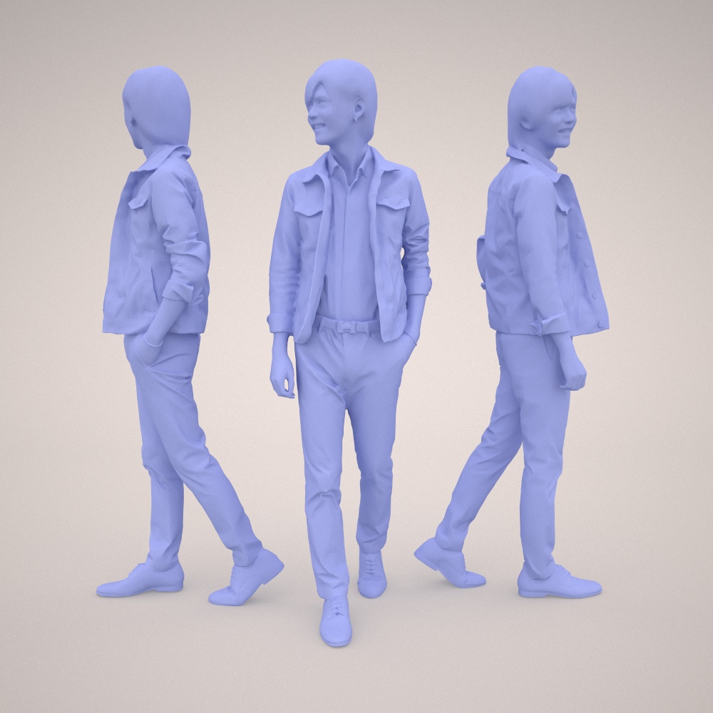 3D人物素材ポーズド 087_Ren