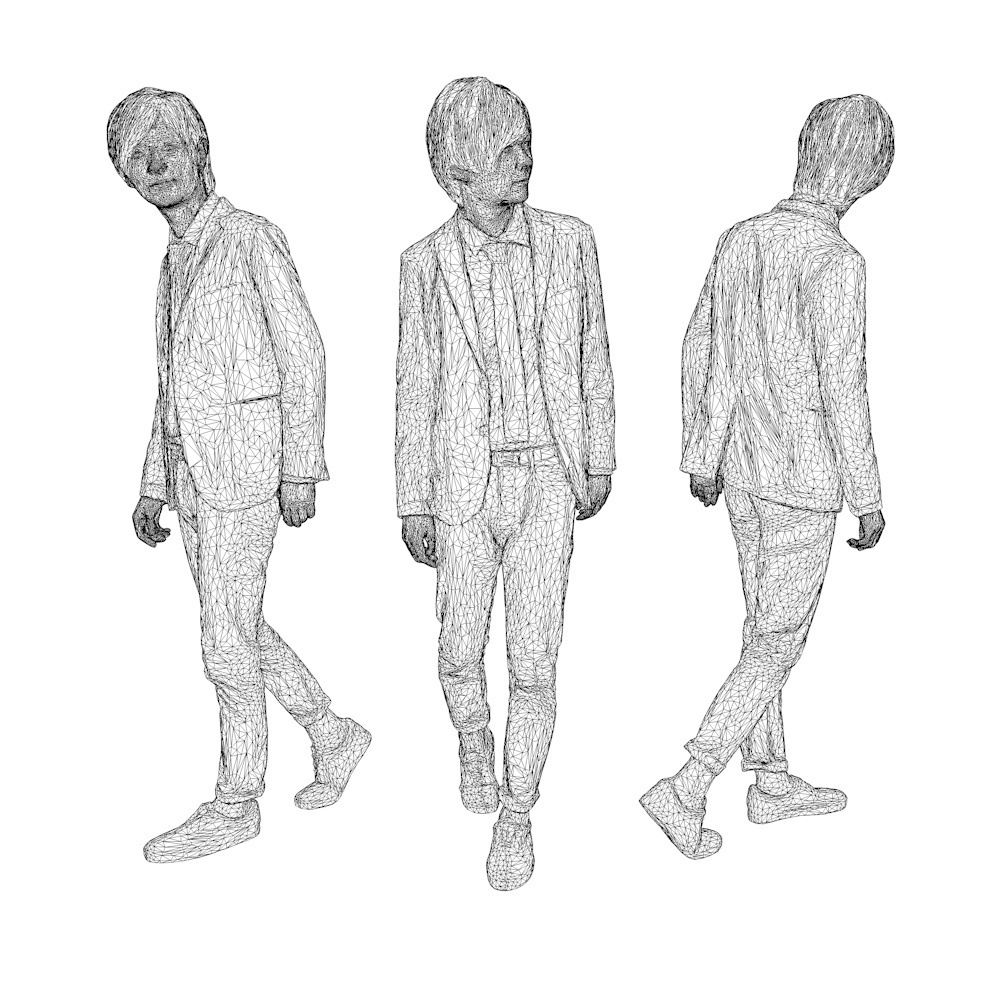 3D人物素材ポーズド 083_Ren