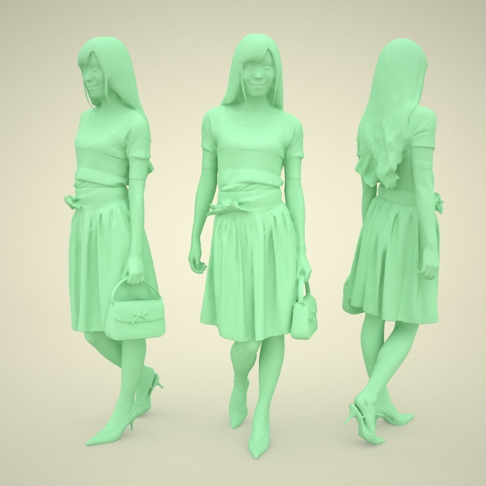 3D人物素材ポーズド 077_Yui