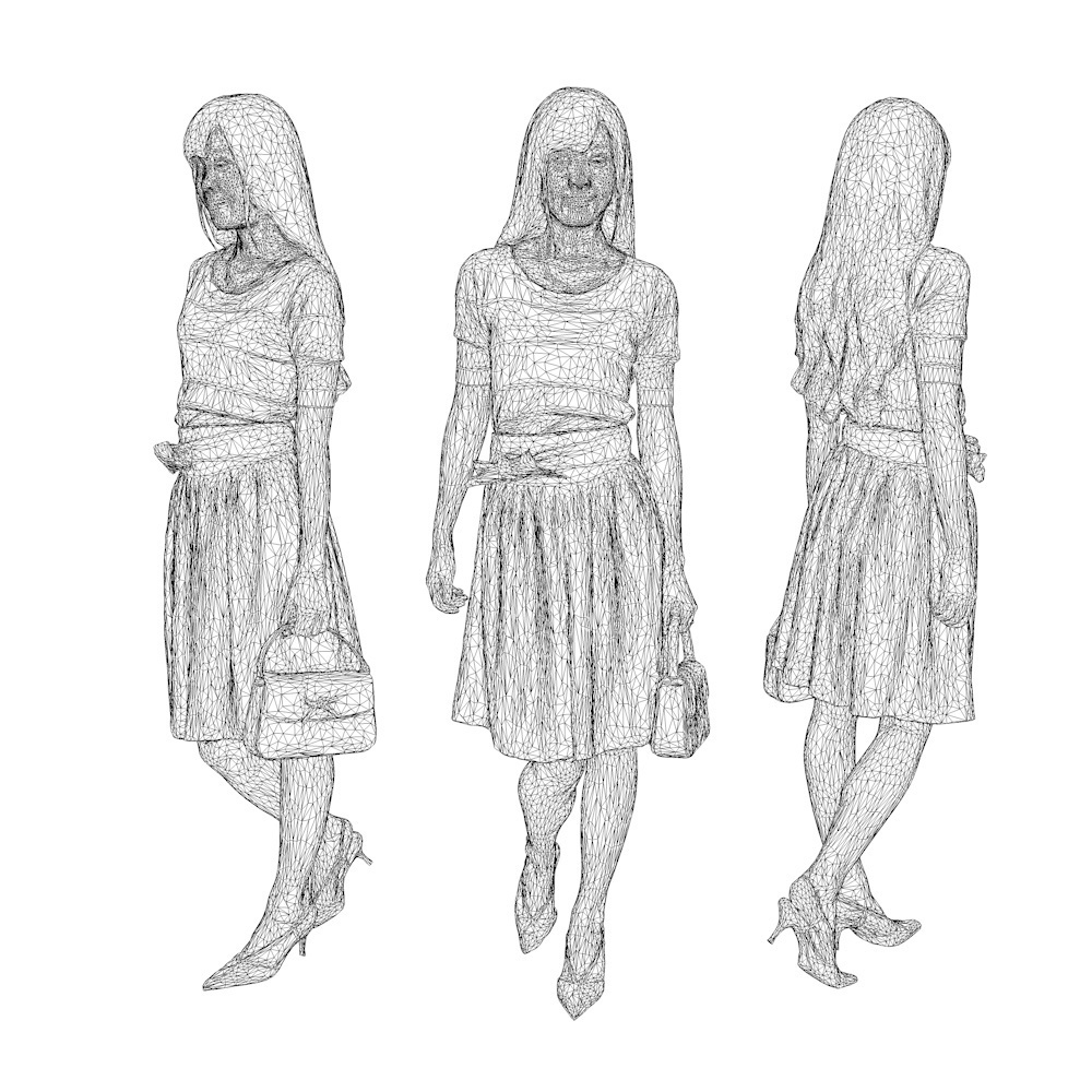 3D人物素材ポーズド 077_Yui