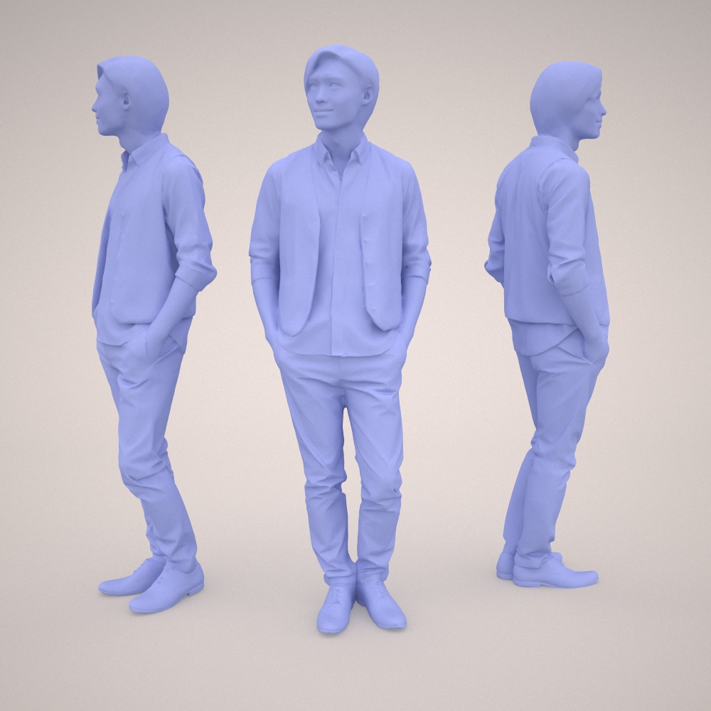 3D人物素材ポーズド 069_Syun