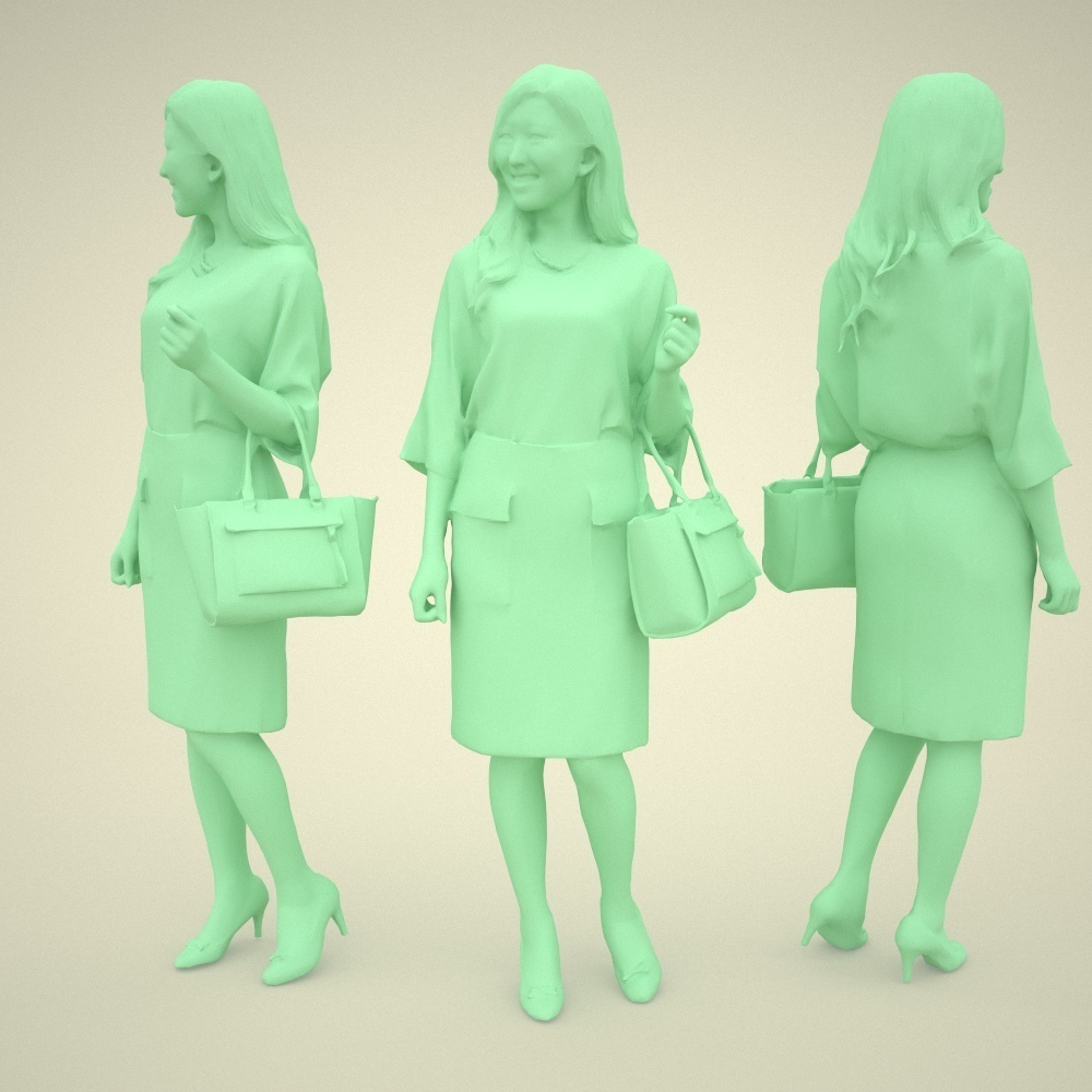 3D人物素材ポーズド 051_Mao