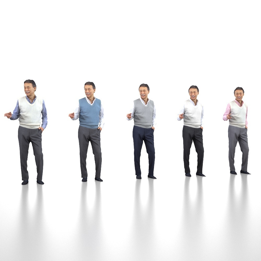 3D人物素材ポーズド 049_Ken