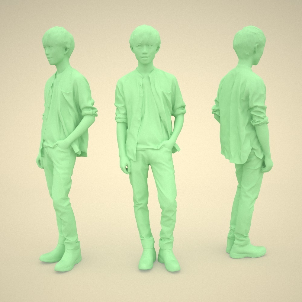 3D人物素材ポーズド 033_Toru
