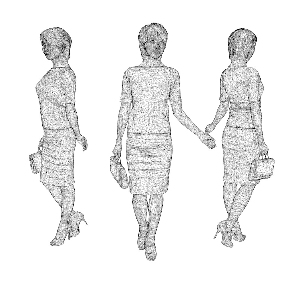 3D人物素材ポーズド 025_Haru