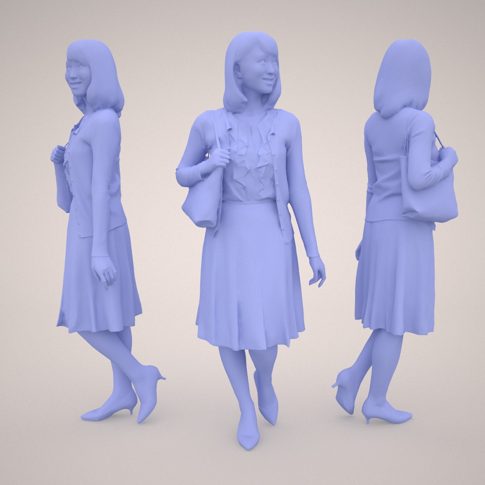 3D人物素材ポーズド 019_Kana