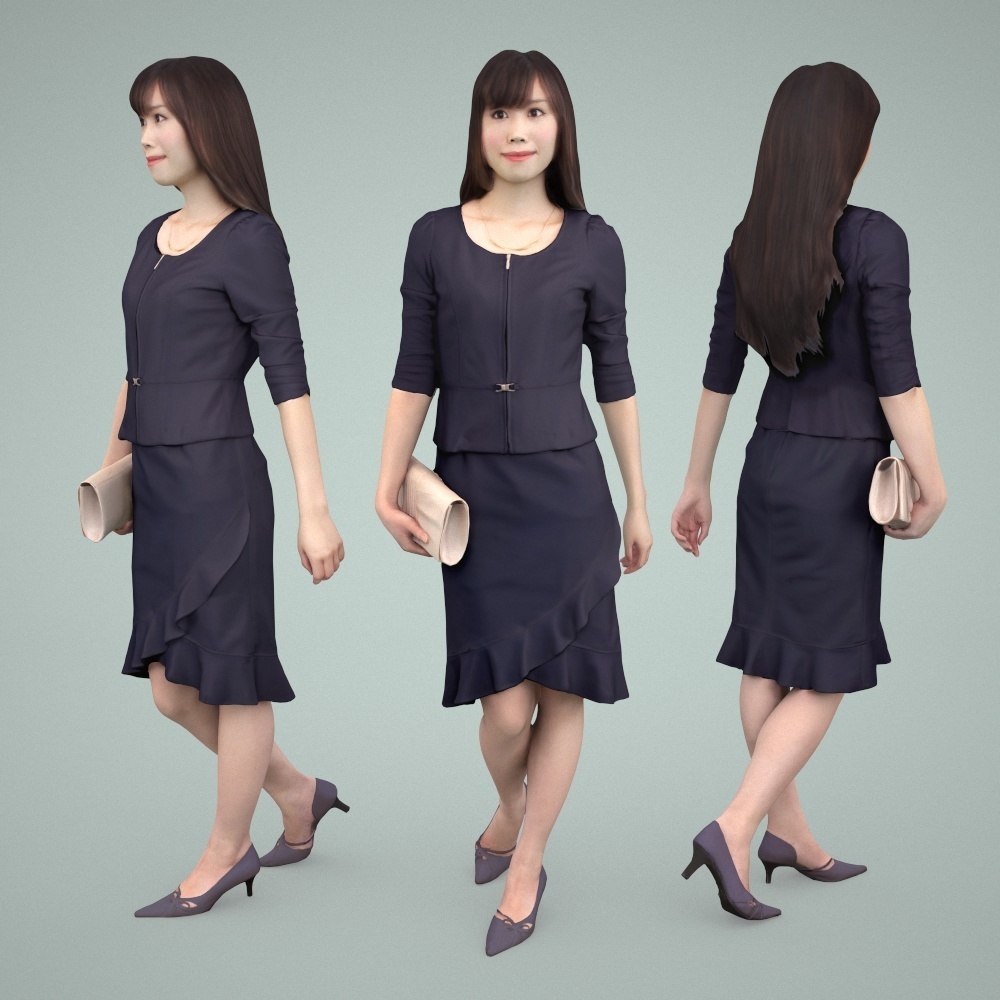 3D人物素材-ポーズド 10個セット 003_Posed-set