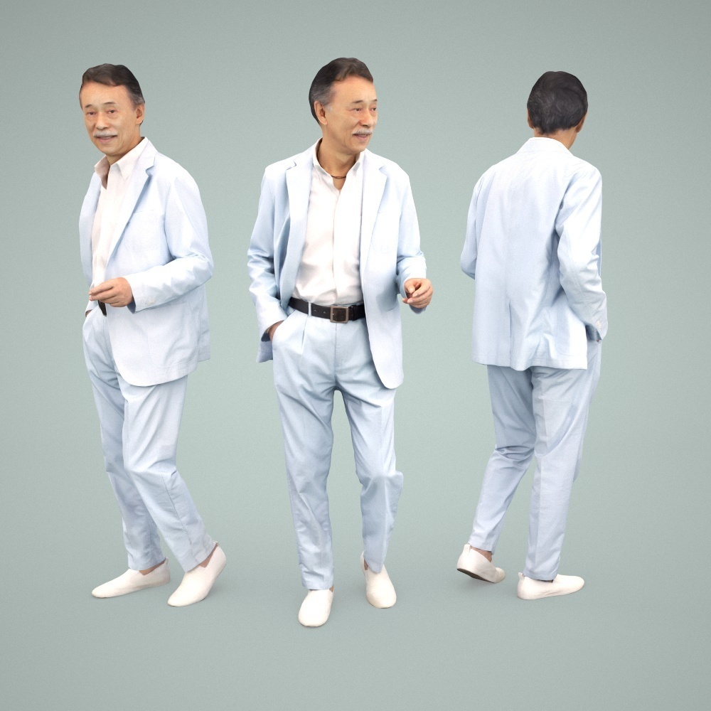 3D人物素材-ポーズド 10個セット 003_Posed-set