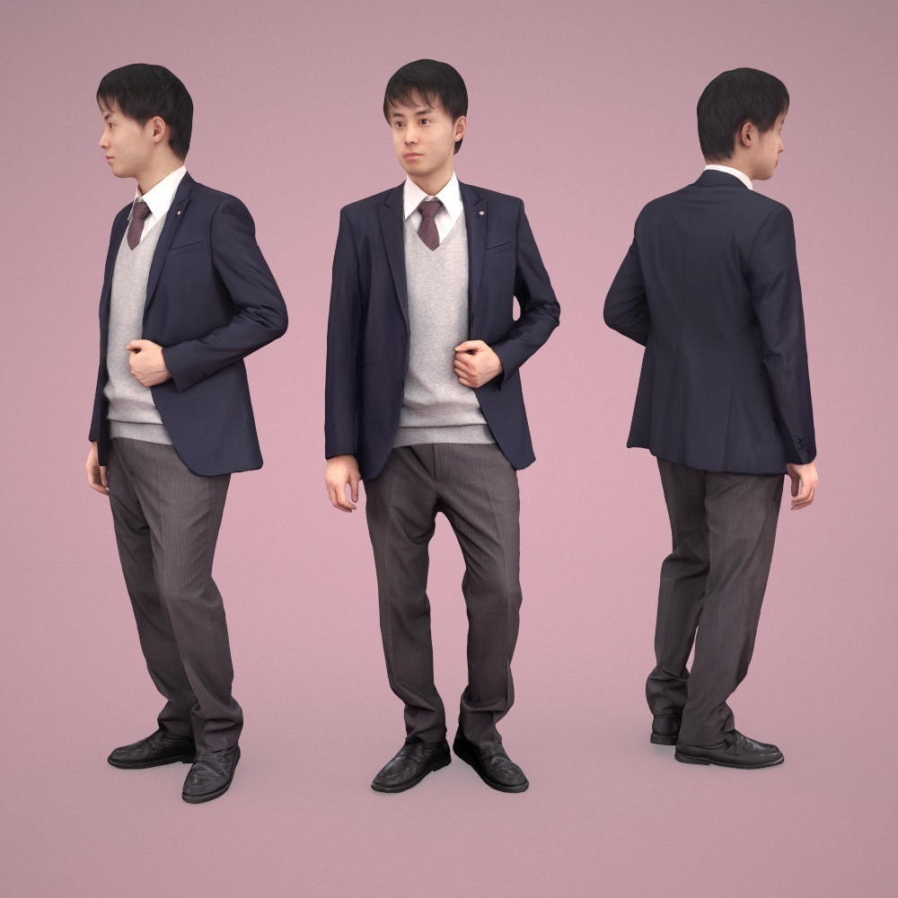 3D人物素材-ポーズド 10個セット 004_Posed-set