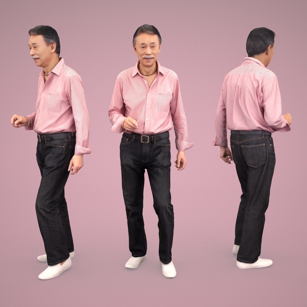 3D人物素材-ポーズド 10個セット 004_Posed-set