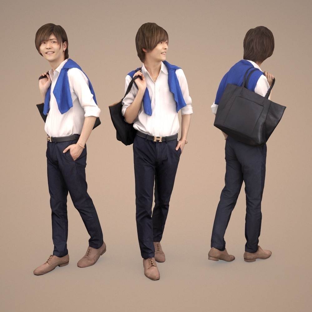 3D人物素材-ポーズド 10個セット 005_Posed-set