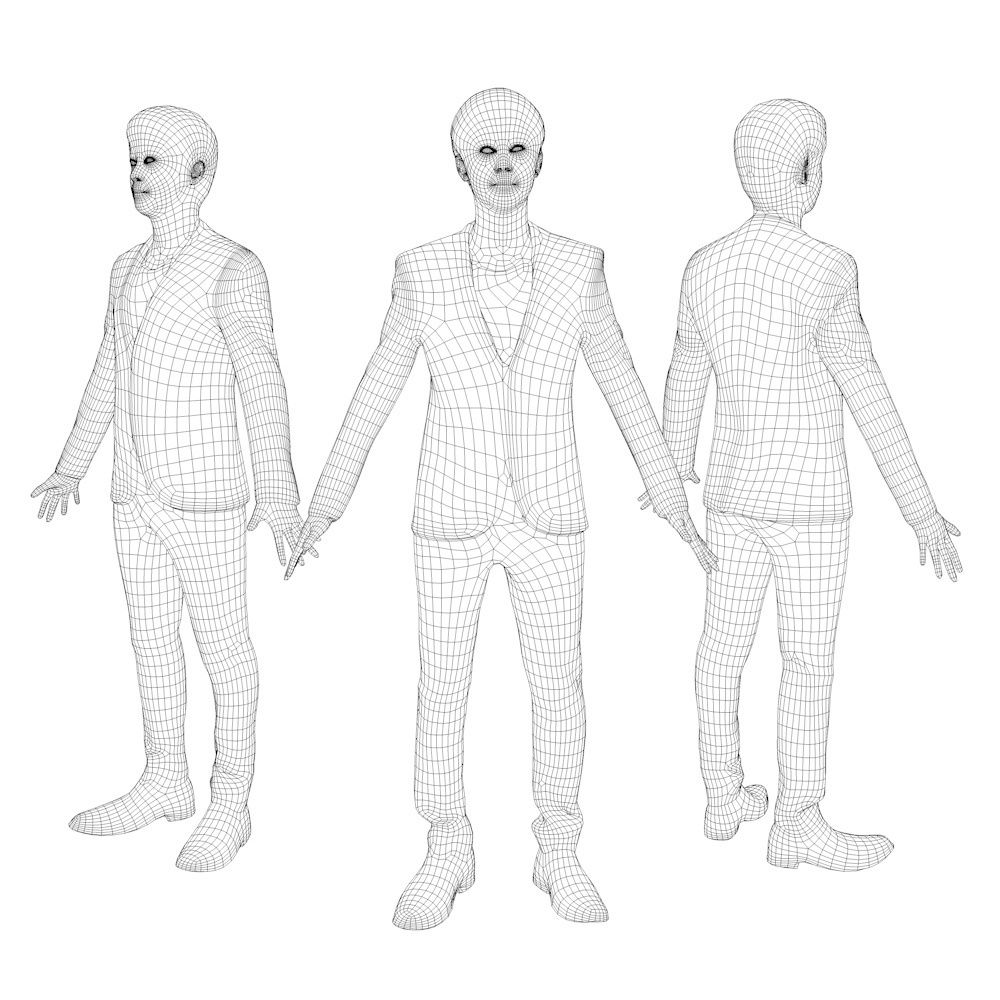 アニメーション付の3D人モデル 106_Sota