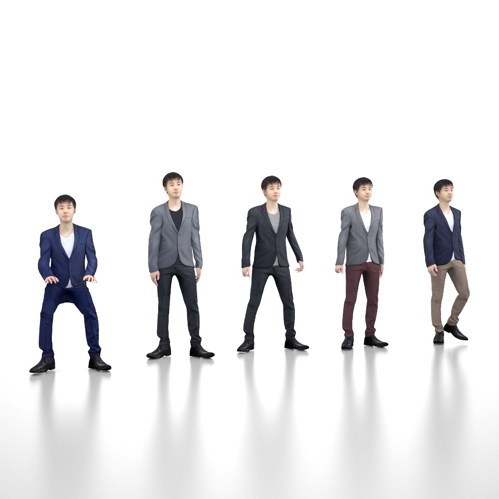 アニメーション付の3D人モデル 106_Sota