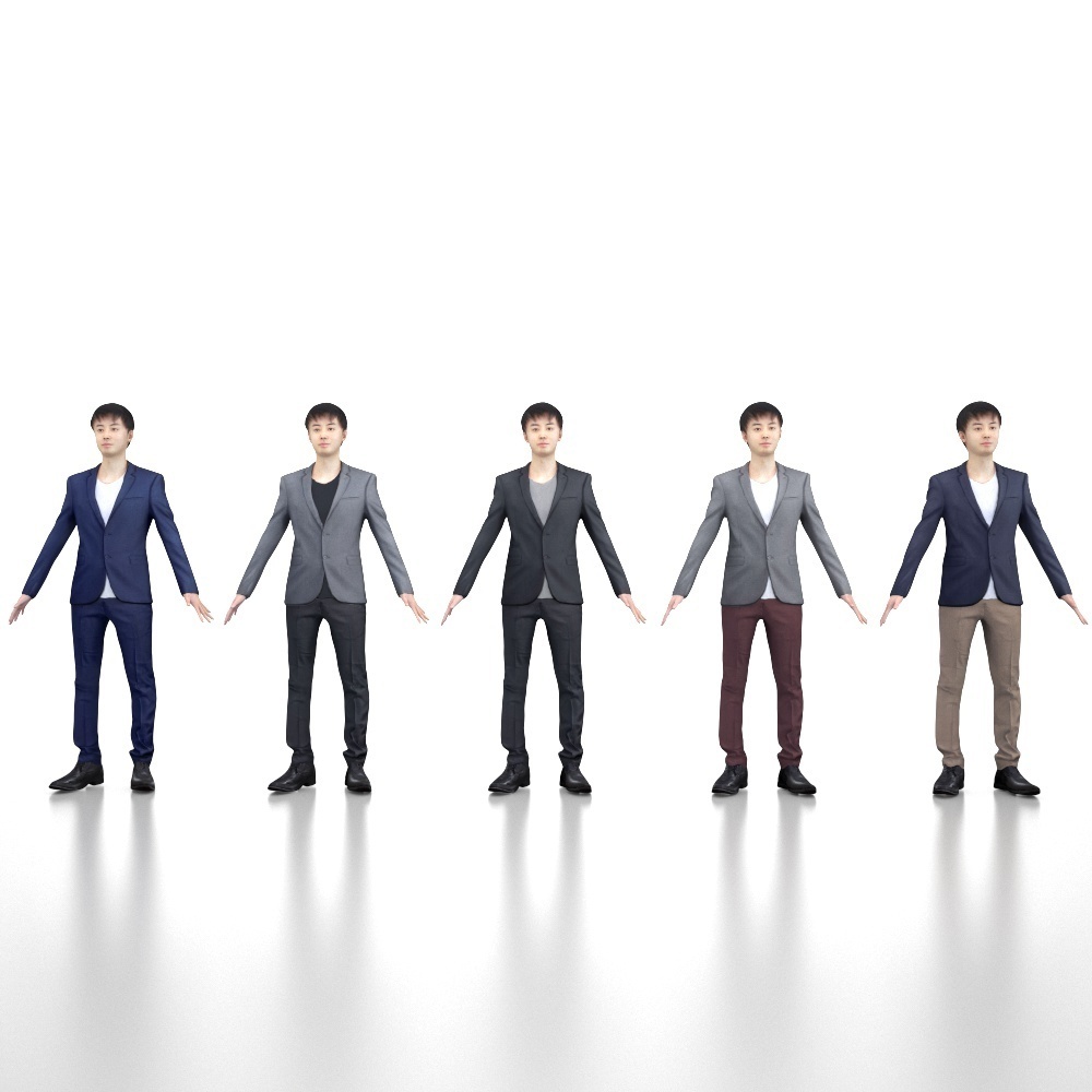 アニメーション付の3D人モデル 106_Sota