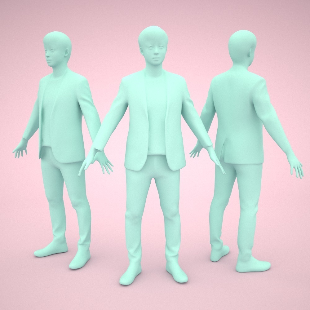 アニメーション付の3D人モデル 108_Sota