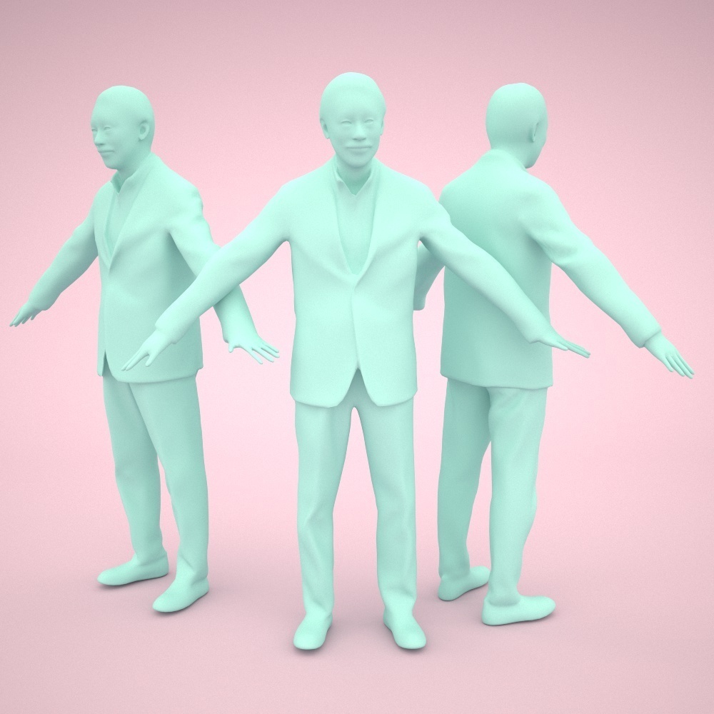 アニメーション付の3D人モデル 044_Ken