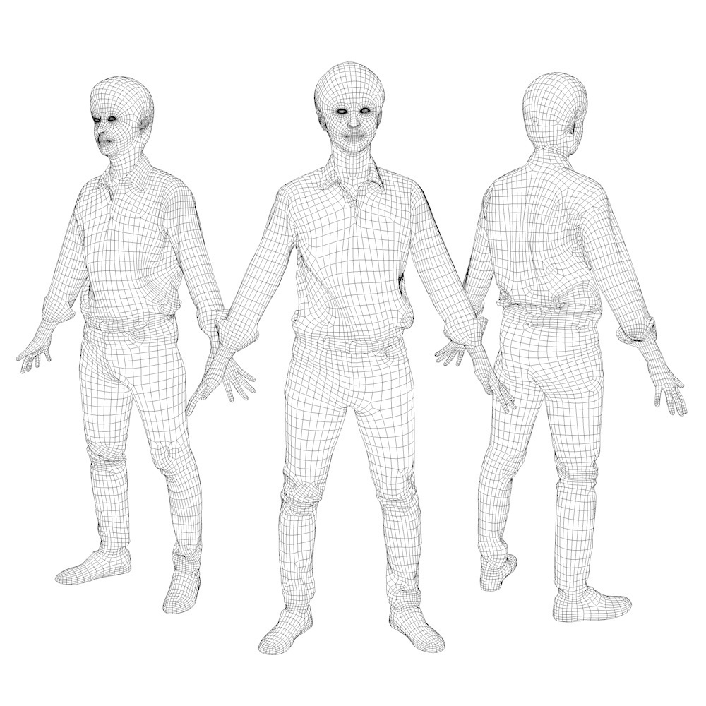 アニメーション付の3D人モデル 110_Sota