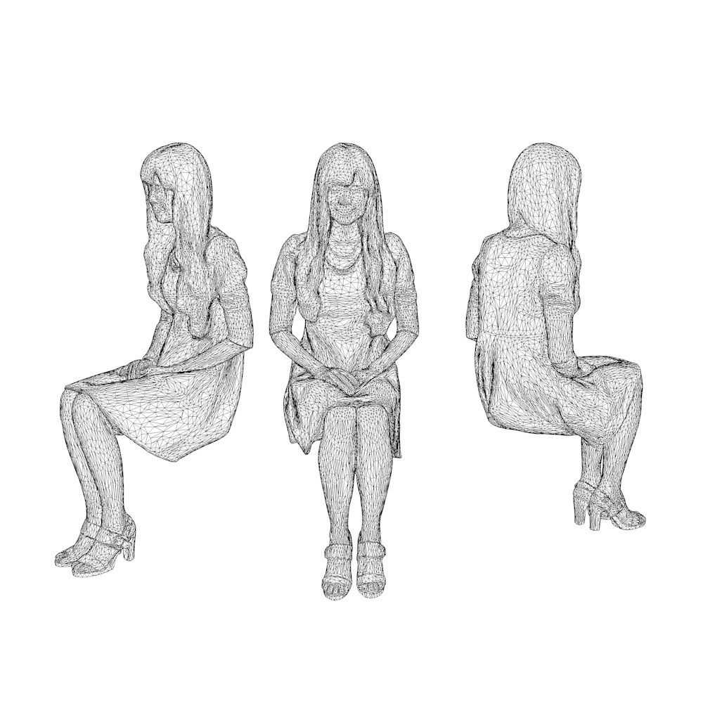 3D人物素材ポーズド 073_Yui