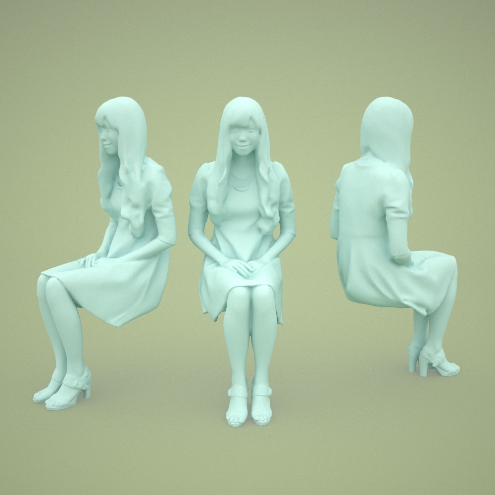 3D人物素材ポーズド 073_Yui